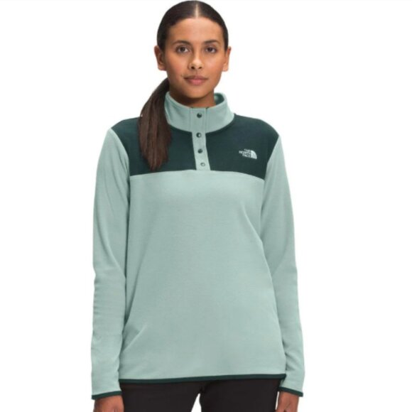 The North Face Tops - The North Face TKA Glacier Snap-Neck Pullover Fleece Women's Size Medium